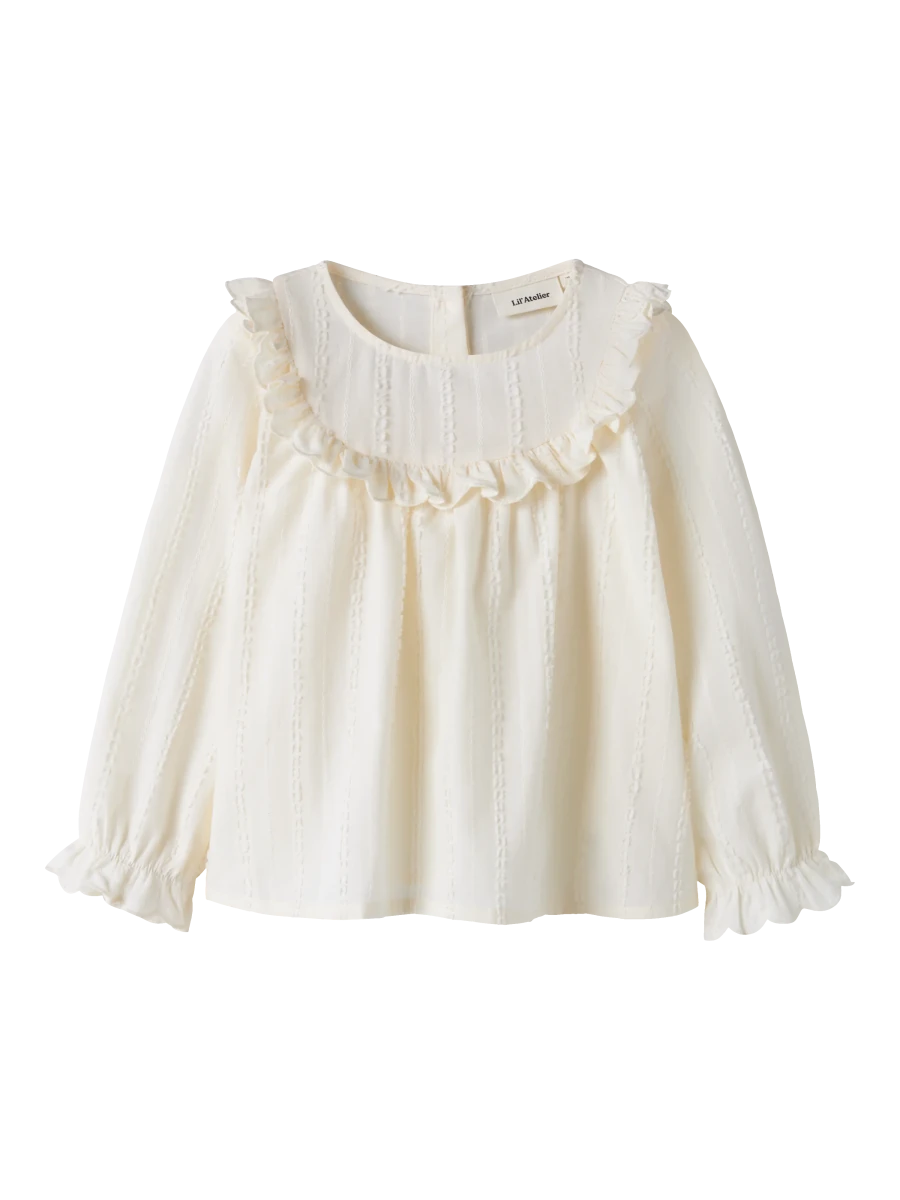 Lil' Atelier mini ROSEA bluse - Turtledove | Torgunns Barneklær AS