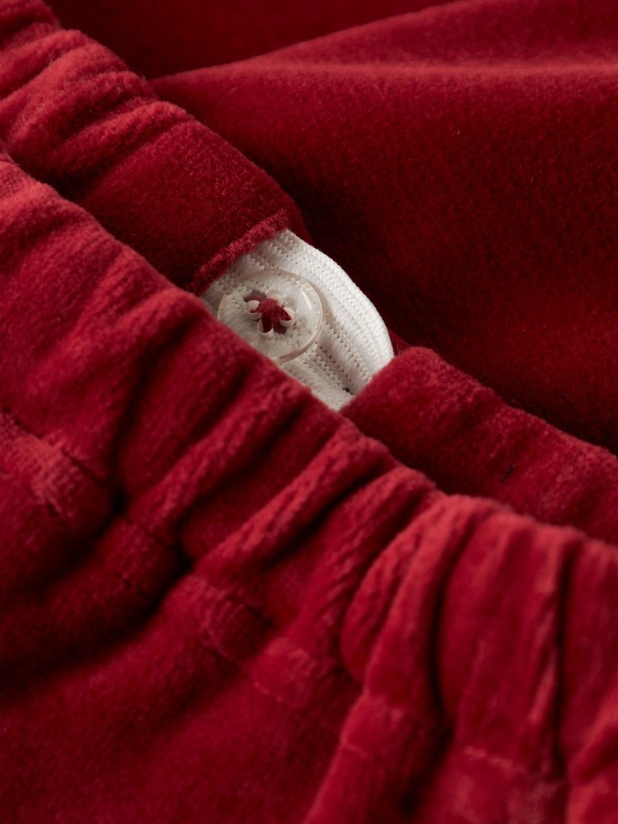 Lil' Atelier Mini SAGA SAG LOOSE PANT - Red Dahlia | Torgunns Barneklær AS