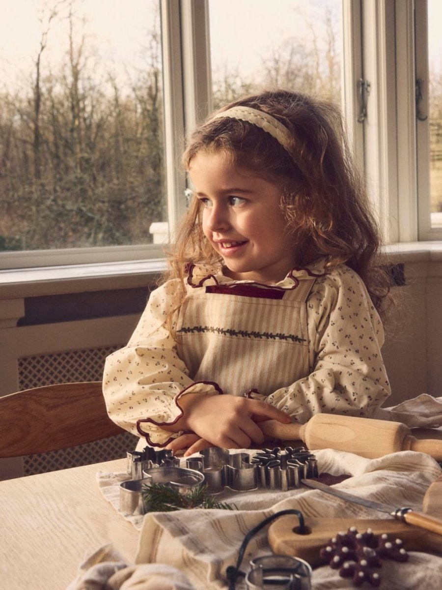 Lil' Atelier MINI SAGE APRON - Turtledove | Torgunns Barneklær AS