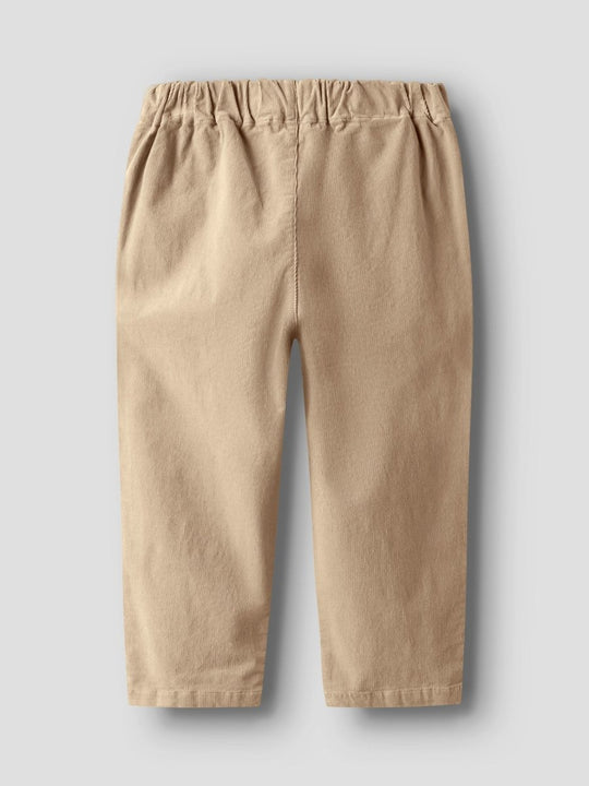 Lil' Atelier Mini SOMBA LOOSE CORD PANT - Irish Cream | Torgunns Barneklær AS