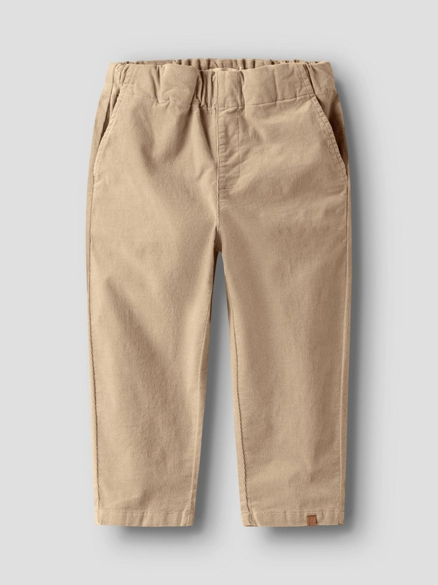Lil' Atelier Mini SOMBA LOOSE CORD PANT - Irish Cream | Torgunns Barneklær AS