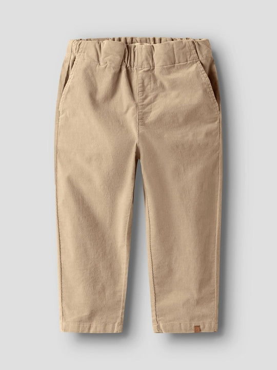 Lil' Atelier Mini SOMBA LOOSE CORD PANT - Irish Cream | Torgunns Barneklær AS