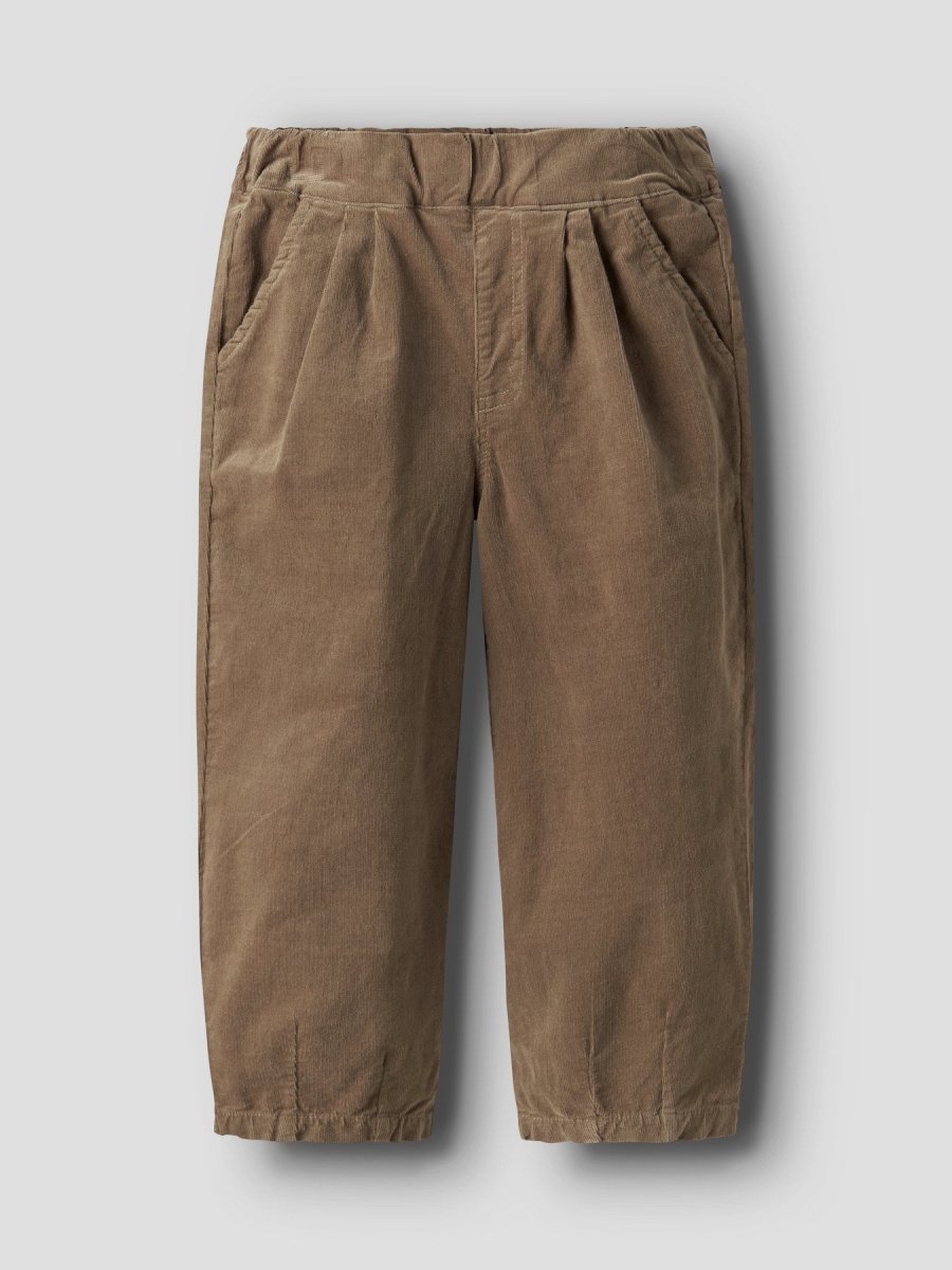 Lil' Atelier Mini SOMBA LOOSE CORD PANT - Sepia Tint | Torgunns Barneklær AS
