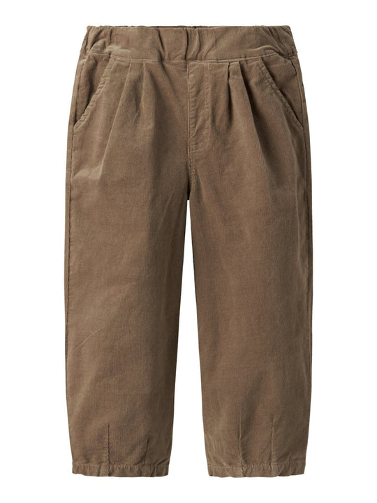 Lil' Atelier Mini SOMBA LOOSE CORD PANT - Sepia Tint | Torgunns Barneklær AS