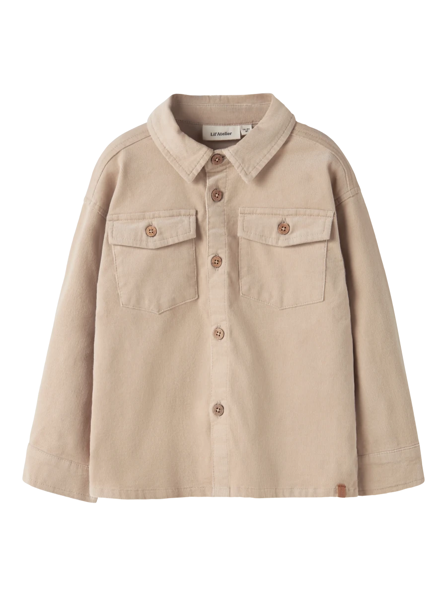 Lil' Atelier mini SOMBA skjorte - White Pepper | Torgunns Barneklær AS
