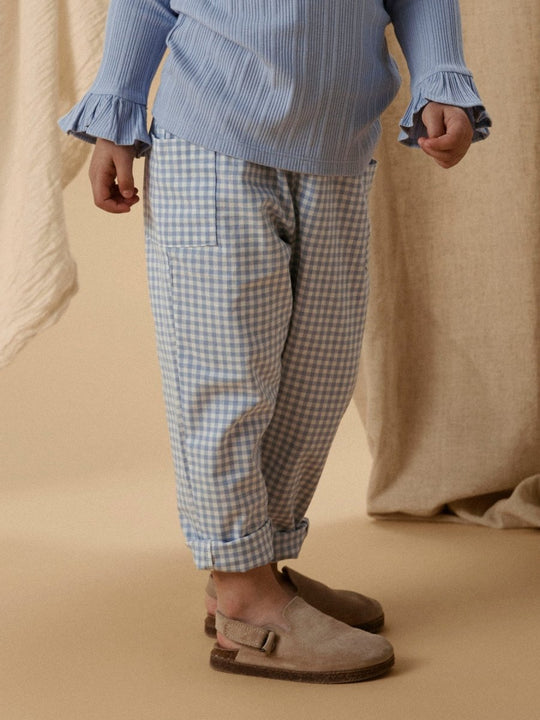 Lil' Atelier Mini TALLULA LOOSE PANT - Zen Blue | Torgunns Barneklær AS