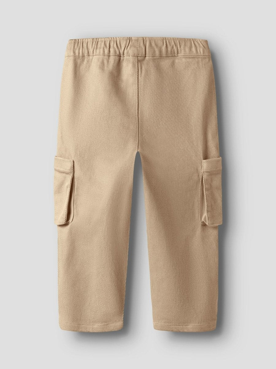 Lil' Atelier Mini TARU LOOSE TWILL PANT - Irish Cream | Torgunns Barneklær AS
