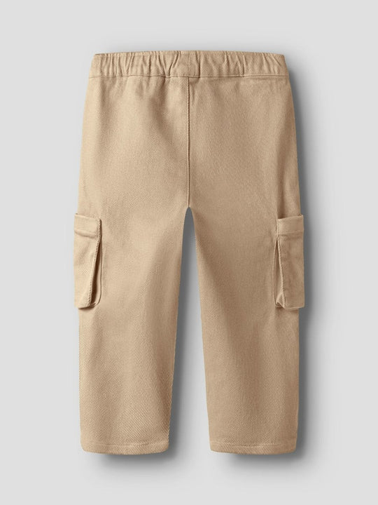 Lil' Atelier Mini TARU LOOSE TWILL PANT - Irish Cream | Torgunns Barneklær AS