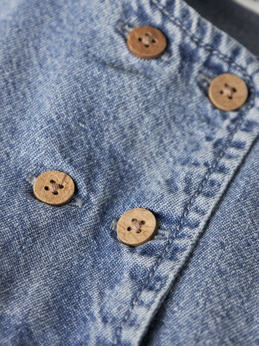 Lil' Atelier Mini TAYA DENIM SPENCER - Medium Blue Denim | Torgunns Barneklær AS