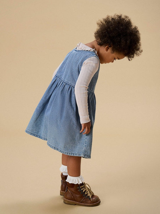 Lil' Atelier Mini TAYA DENIM SPENCER - Medium Blue Denim | Torgunns Barneklær AS
