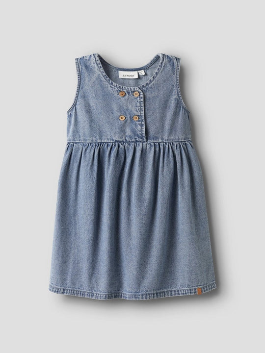 Lil' Atelier Mini TAYA DENIM SPENCER - Medium Blue Denim | Torgunns Barneklær AS