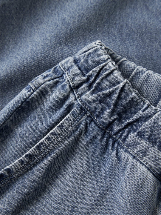 Lil' Atelier Mini TAYA LOOSE JEANS - Medium Blue Denim | Torgunns Barneklær AS