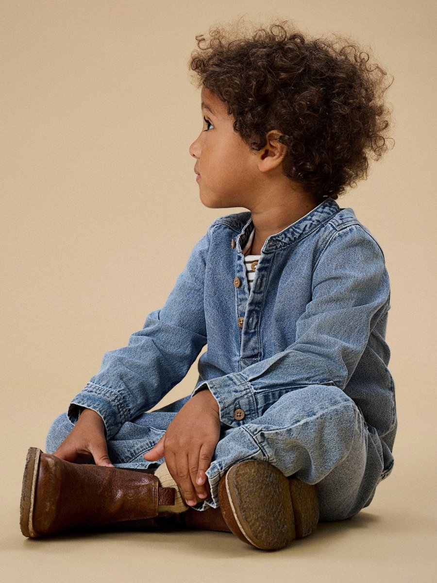 Lil' Atelier Mini TAYA LOOSE JEANS - Medium Blue Denim | Torgunns Barneklær AS