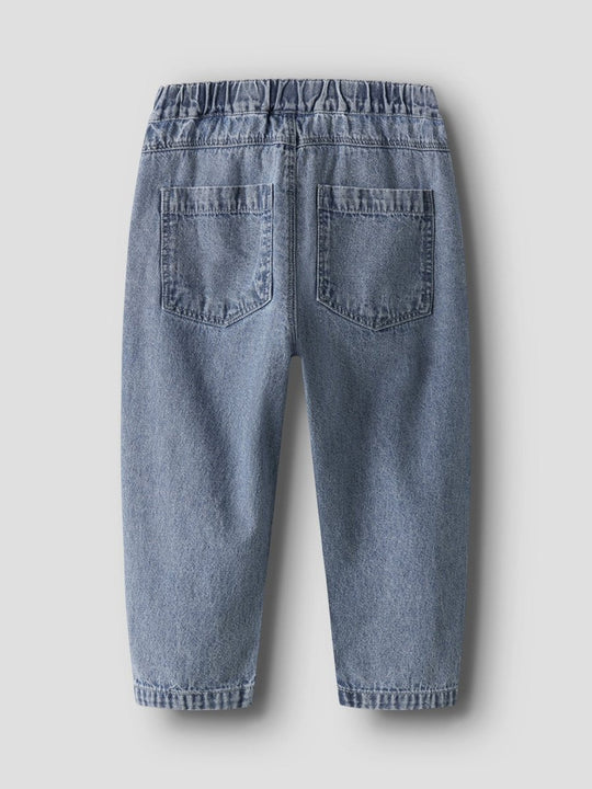 Lil' Atelier Mini TAYA LOOSE JEANS - Medium Blue Denim | Torgunns Barneklær AS