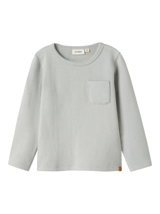 Lil' Atelier MINI THORO HEN LS SLIM TOP - Pigeon | Torgunns Barneklær AS