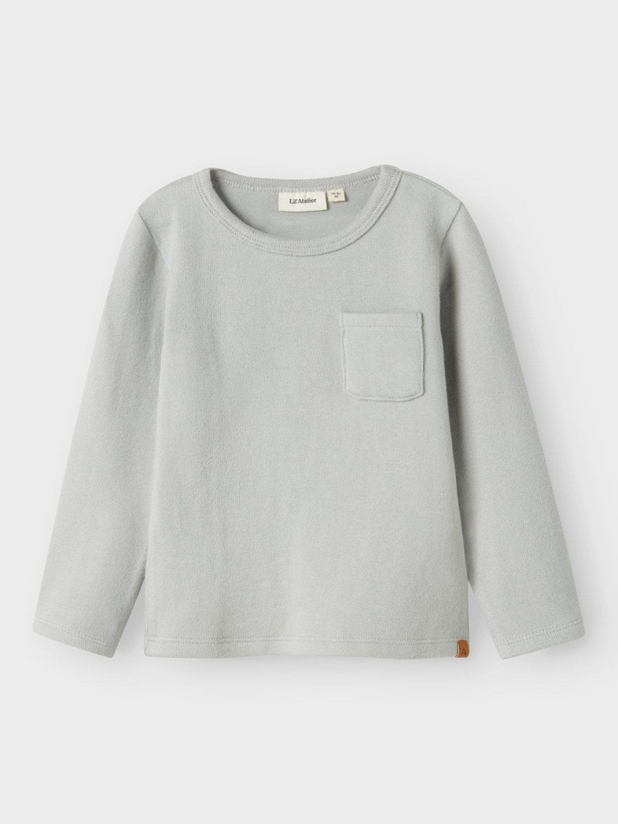 Lil' Atelier MINI THORO HEN LS SLIM TOP - Pigeon | Torgunns Barneklær AS