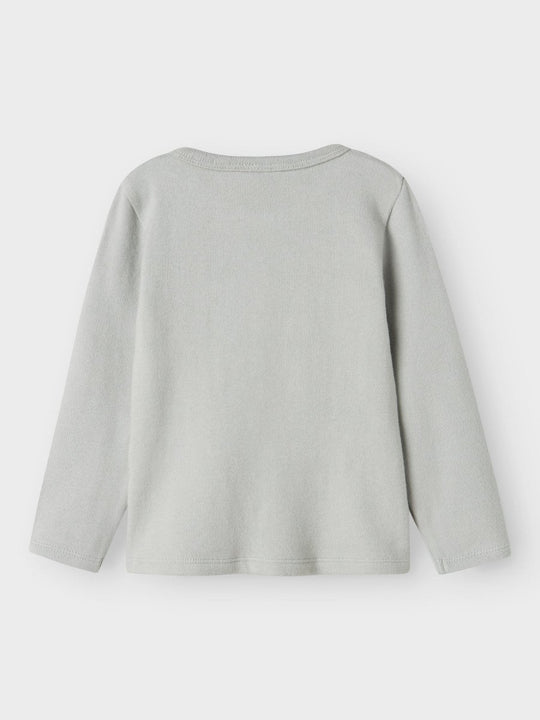 Lil' Atelier MINI THORO HEN LS SLIM TOP - Pigeon | Torgunns Barneklær AS
