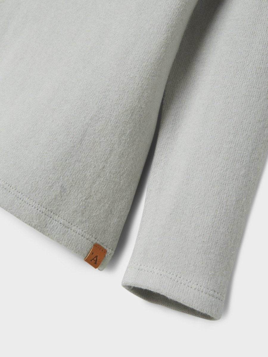 Lil' Atelier MINI THORO HEN LS SLIM TOP - Pigeon | Torgunns Barneklær AS