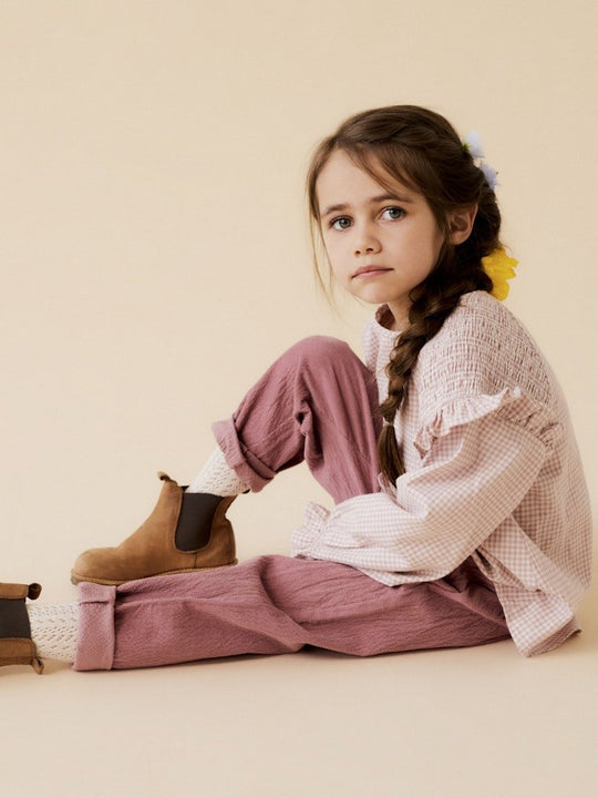 Lil' Atelier Mini TIMA PANT - Nostalgia Rose | Torgunns Barneklær AS