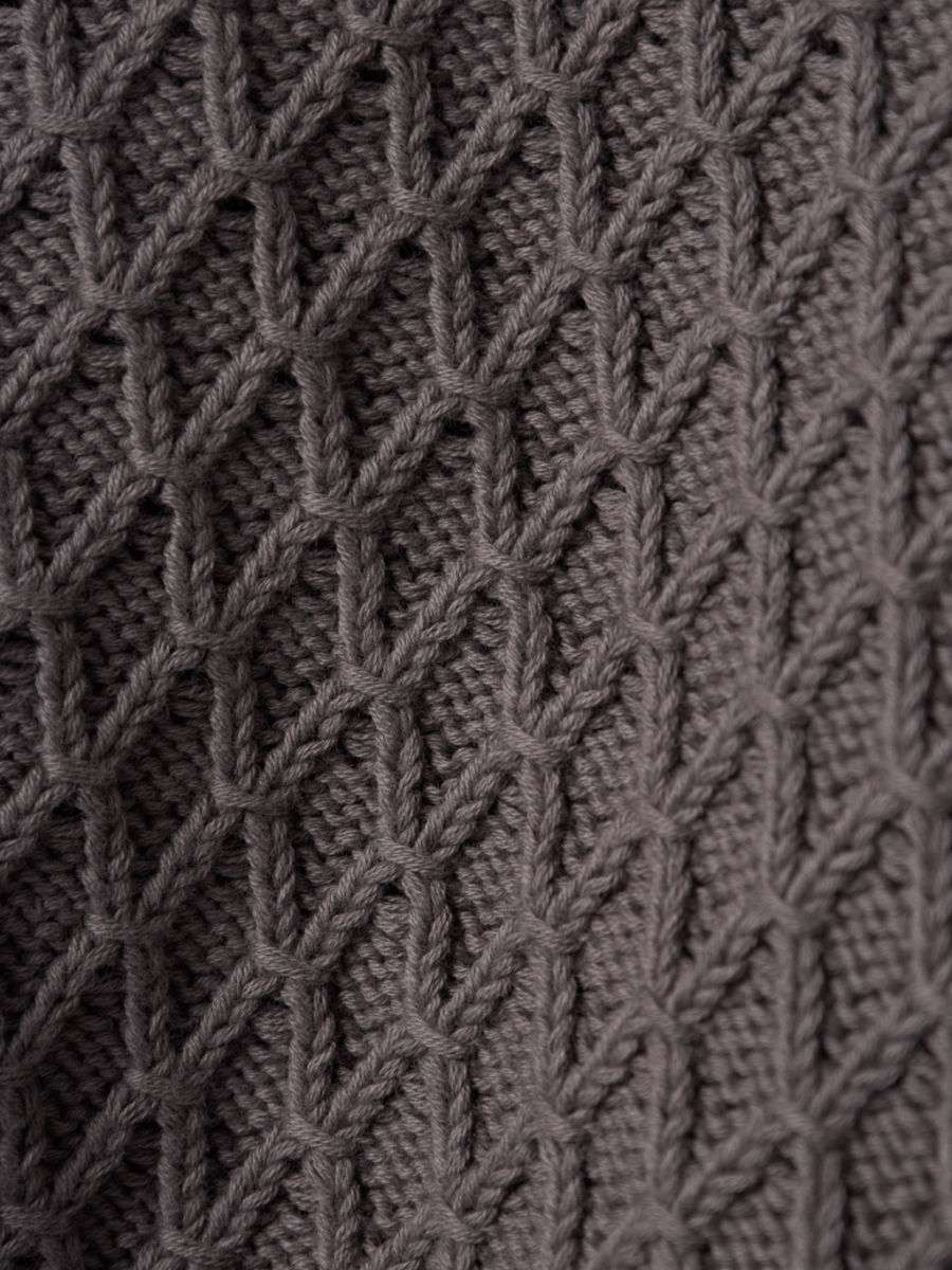 Lil' Atelier MINI TOBIE LS KNIT - Pewter | Torgunns Barneklær AS
