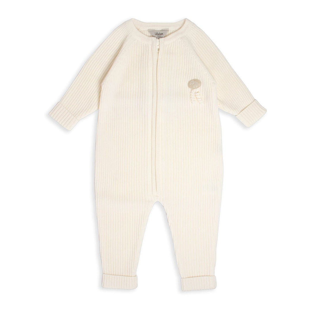 Lillelam | Sparkedress Ribb - Hvit | Torgunns Barneklær AS