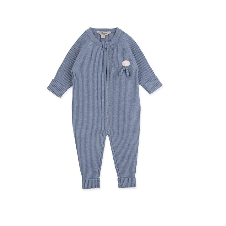 Lillelam | Sparkedress Ribb - Mellomblå | Torgunns Barneklær AS