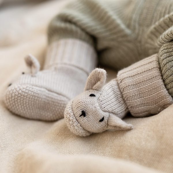 Lillelam | Ulltøffel Lammi - Lys beige | Torgunns Barneklær AS