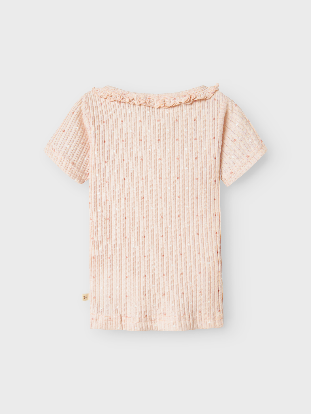 Lil' Atelier Mini HULLA HUA SS SLIM TOP - Peach Blush
