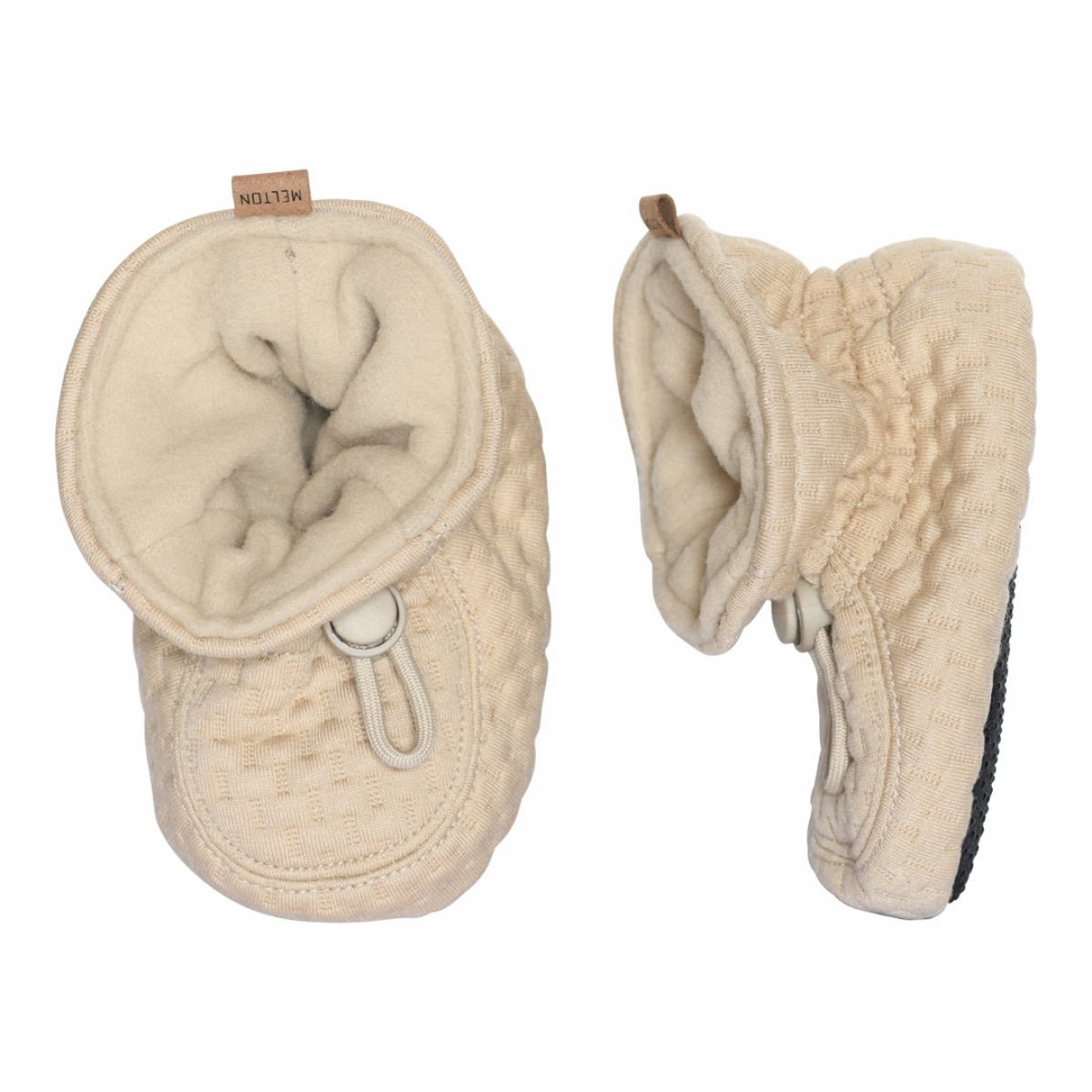Melton | Baby Tøfler i Vaffelstrikk - Mojave Desert | Torgunns Barneklær AS