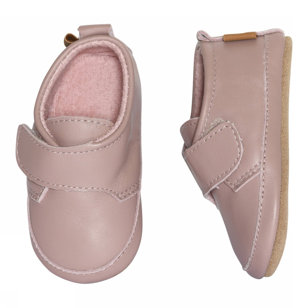 Melton | Classic leather slippers - Alt Rosa | Torgunns Barneklær AS