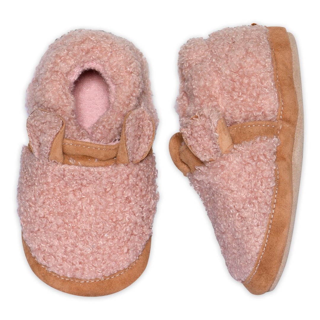 Melton | Fuzzy Teddy Tøfler - Rose Dawn | Torgunns Barneklær AS