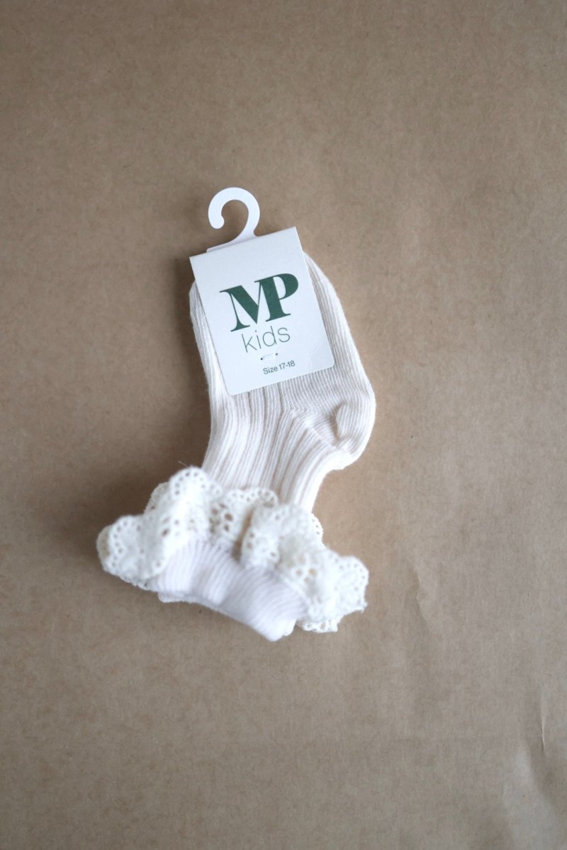 mp Denmark | Bomull | Lisa Blondesokk - Cream | Torgunns Barneklær AS