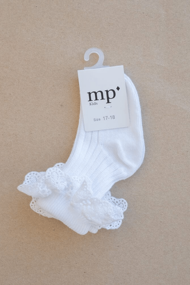 mp Denmark | Bomull | Lisa Blondesokk - Hvit | Torgunns Barneklær AS