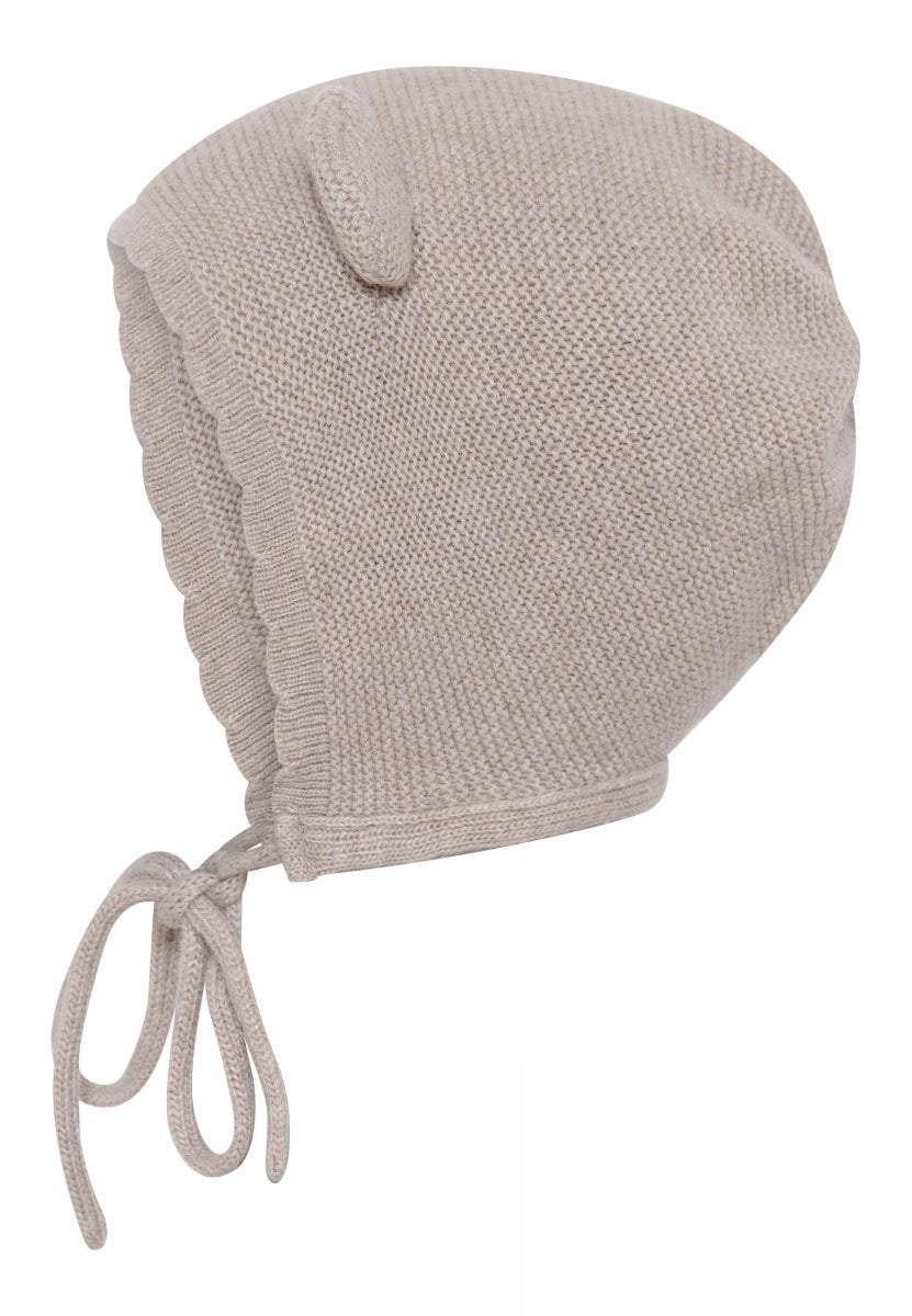 mp Denmark | Helsinki Ull/Kasjmir Babylue m/Ører - Beige Melange | Torgunns Barneklær AS