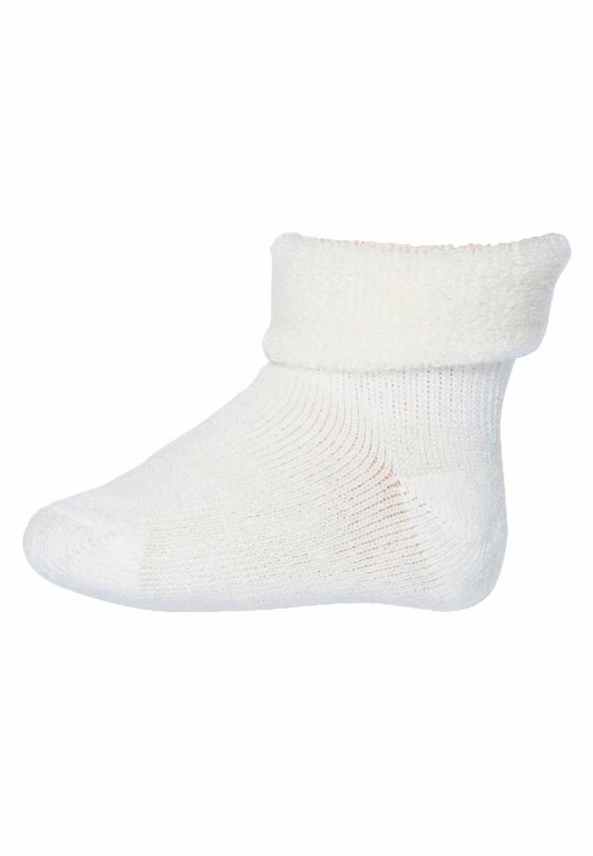 mp Denmark Ull | Baby Frottè Sokk - Offwhite | Torgunns Barneklær AS