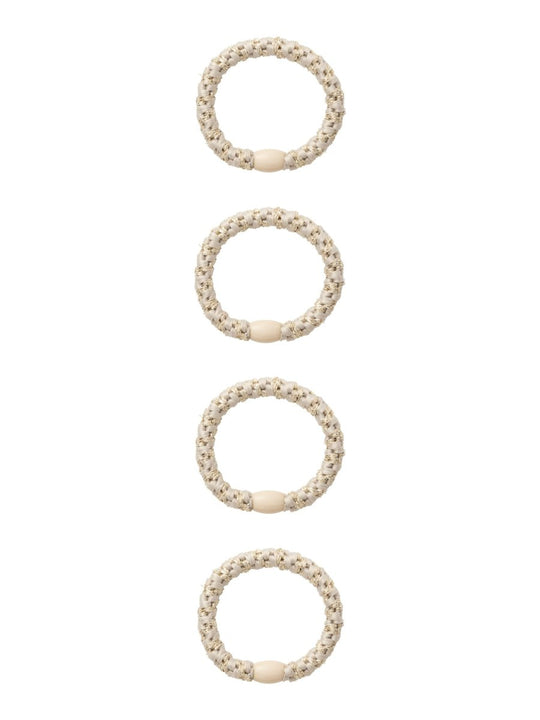 name it accesories ARISE 4PK HAIRELASTIC - Pure Cashmere | Torgunns Barneklær AS
