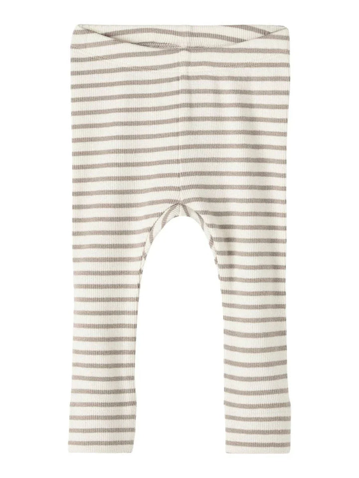 Stripete babybukser i myk ull, perfekt for små barn 0-8 år