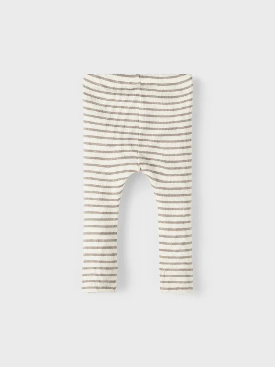 Strippete babybukser i myk ull, perfekt for små barn 0-8 år