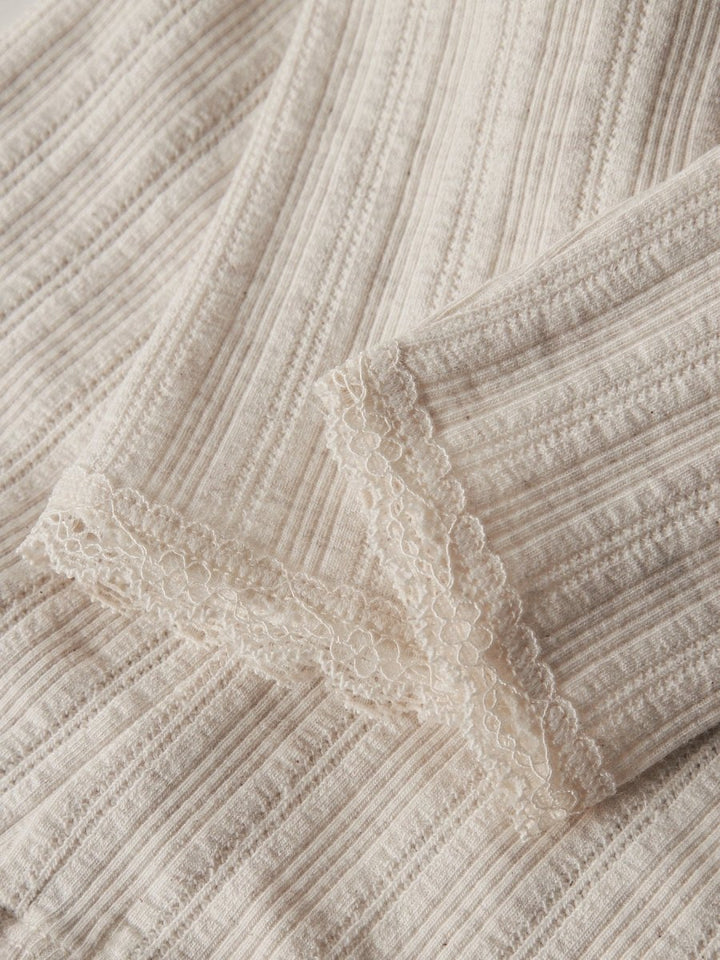 name it baby BARBA LEGGING - Peyote Melange | Torgunns Barneklær AS