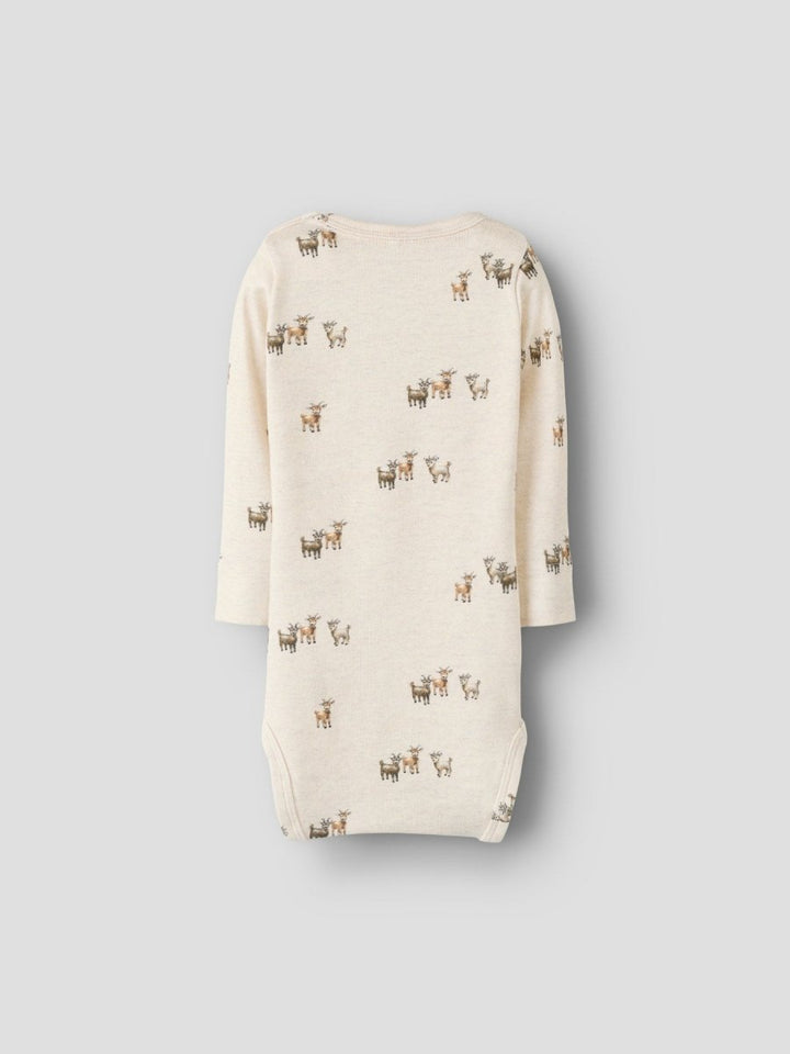 name it baby BARKAN LS XSL BODY - Peyote Melange | Torgunns Barneklær AS