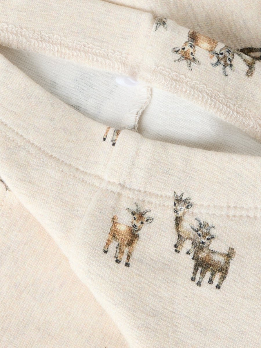 name it baby BARKAN XSL LEGGING - Peyote Melange | Torgunns Barneklær AS