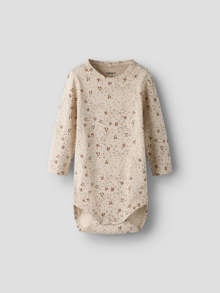 name it baby BIRKA LS BODY - Peyote | Torgunns Barneklær AS