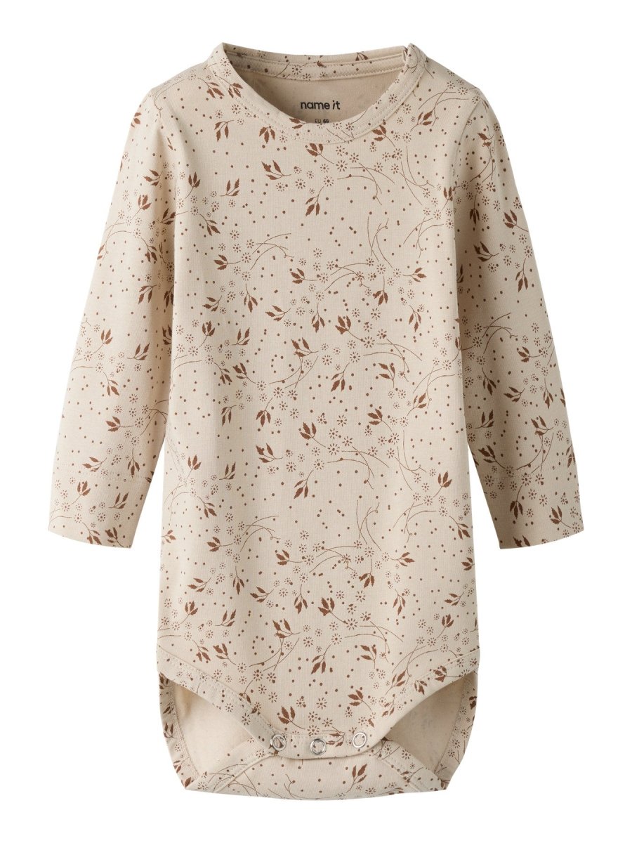 name it baby BIRKA LS BODY - Peyote | Torgunns Barneklær AS