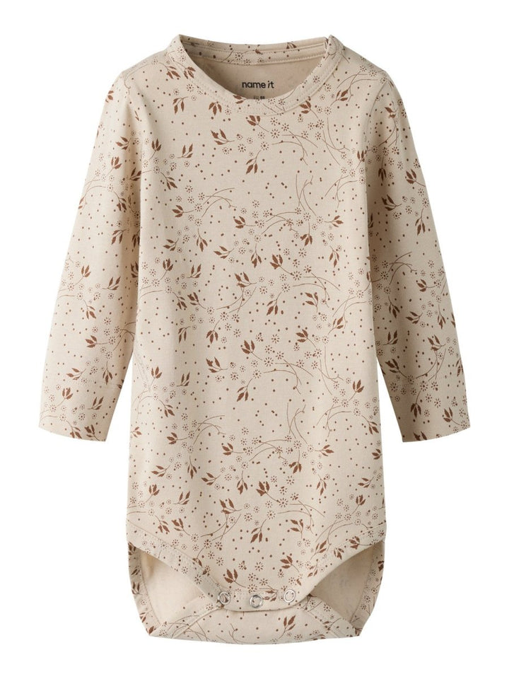 name it baby BIRKA LS BODY - Peyote | Torgunns Barneklær AS