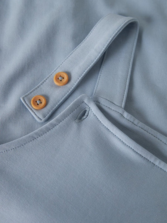 name it baby DADDEL SWEAT OVERALL - Blue Fog | Torgunns Barneklær AS