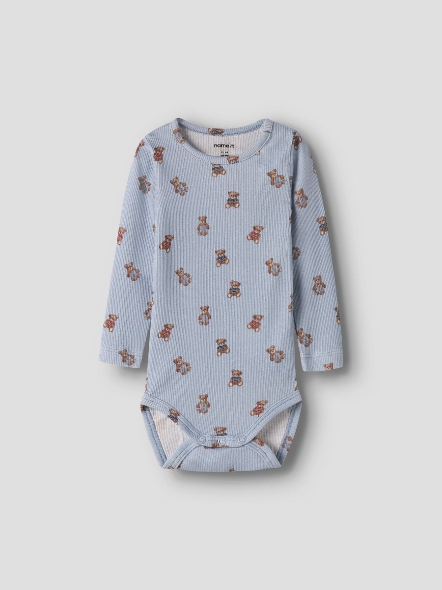 name it baby DENKAB LS BODY - Blue Fog | Torgunns Barneklær AS