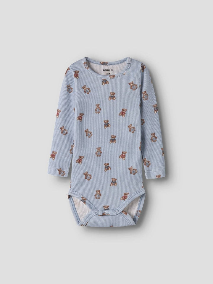 name it baby DENKAB LS BODY - Blue Fog | Torgunns Barneklær AS