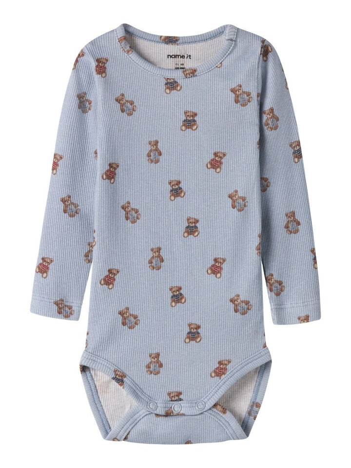 name it baby DENKAB LS BODY - Blue Fog | Torgunns Barneklær AS