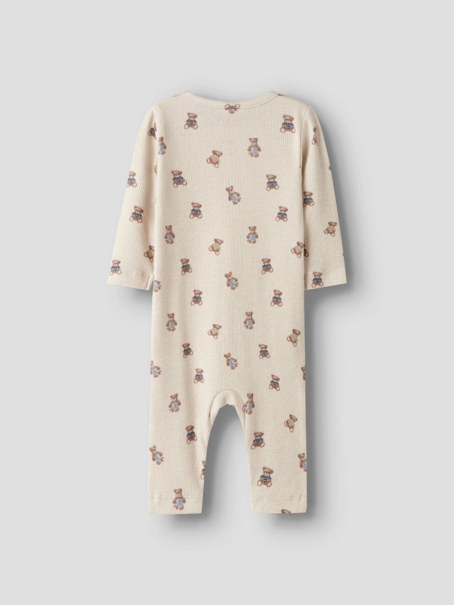 name it baby DENKAB LS BODYSUIT - Peyote Melange | Torgunns Barneklær AS