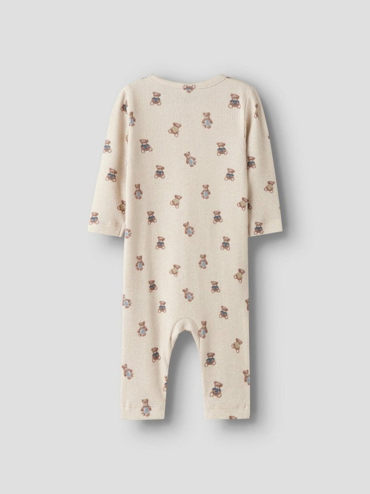 name it baby DENKAB LS BODYSUIT - Peyote Melange | Torgunns Barneklær AS